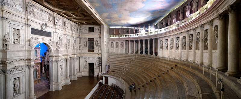 teatro Olimpico, interno